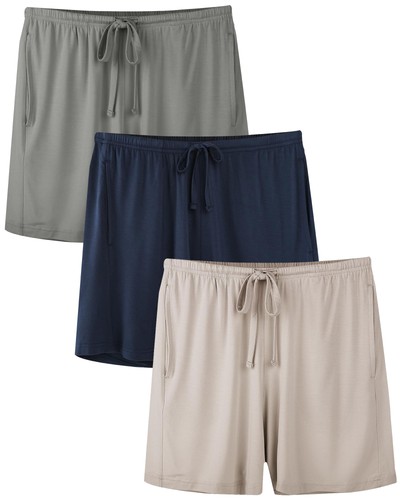 Womens Pajama Shorts Comfy Lounge Shorts Drawstring Pj Pants Sleep Shorts wit...