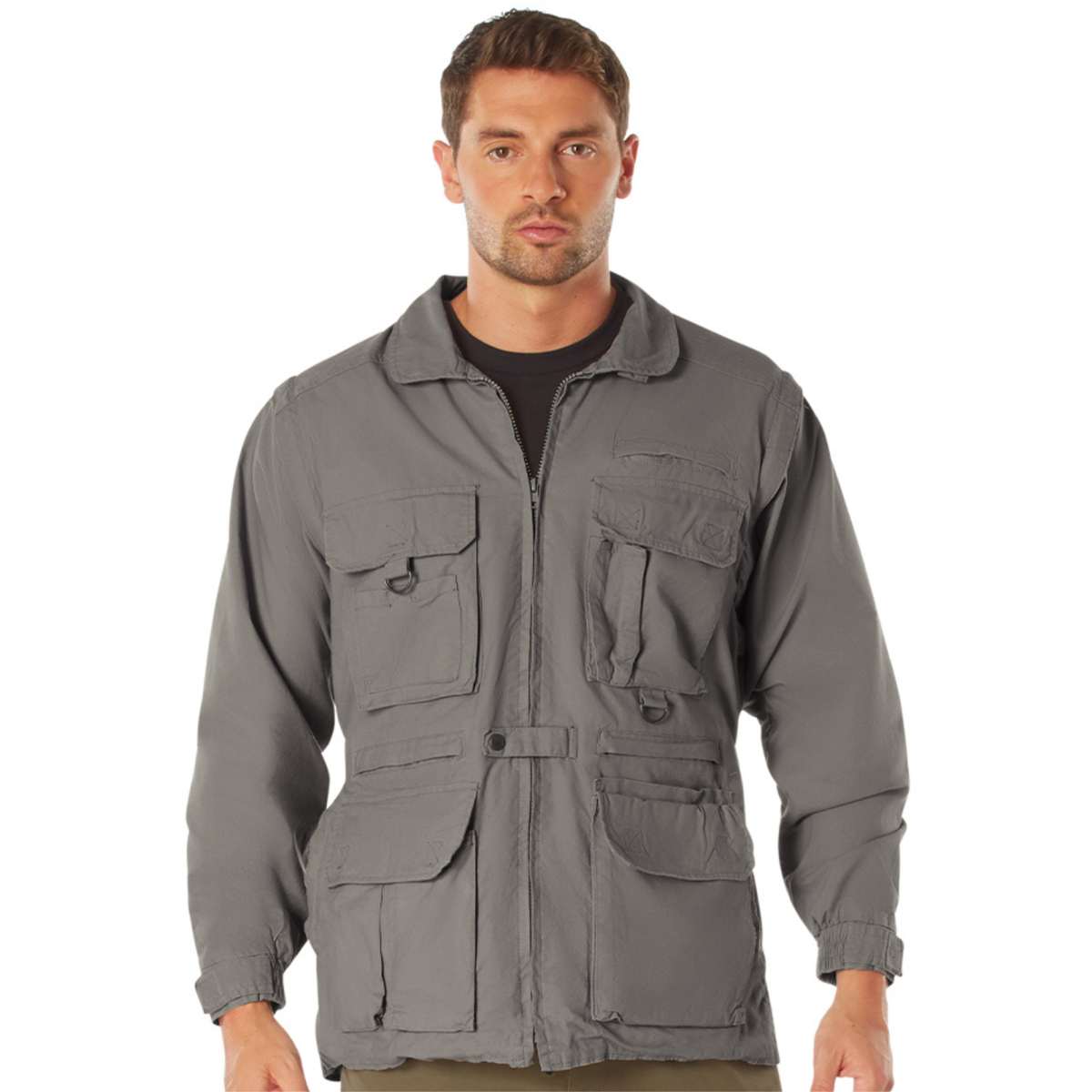 Convertible Safari Trailblazer Tactical Vest Jacket with Removable 
