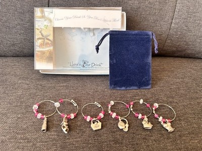 Here s Your Drink Weinglas Charms Set Cocktail Party Hostess Geschenkbox (a1)