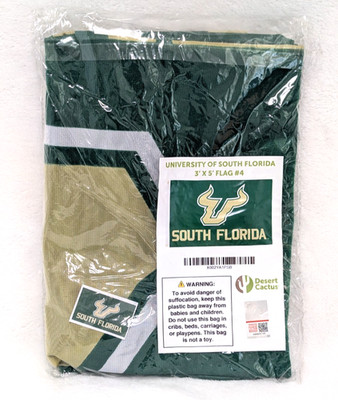 University of South Florida Bulls Flag USF Large 3x5 Style #4 Official Licensed
