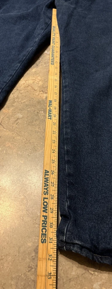 Cabela’s Mens 44X32 Lined Jeans Heavyweight Blue Denim - Image 2 of 4