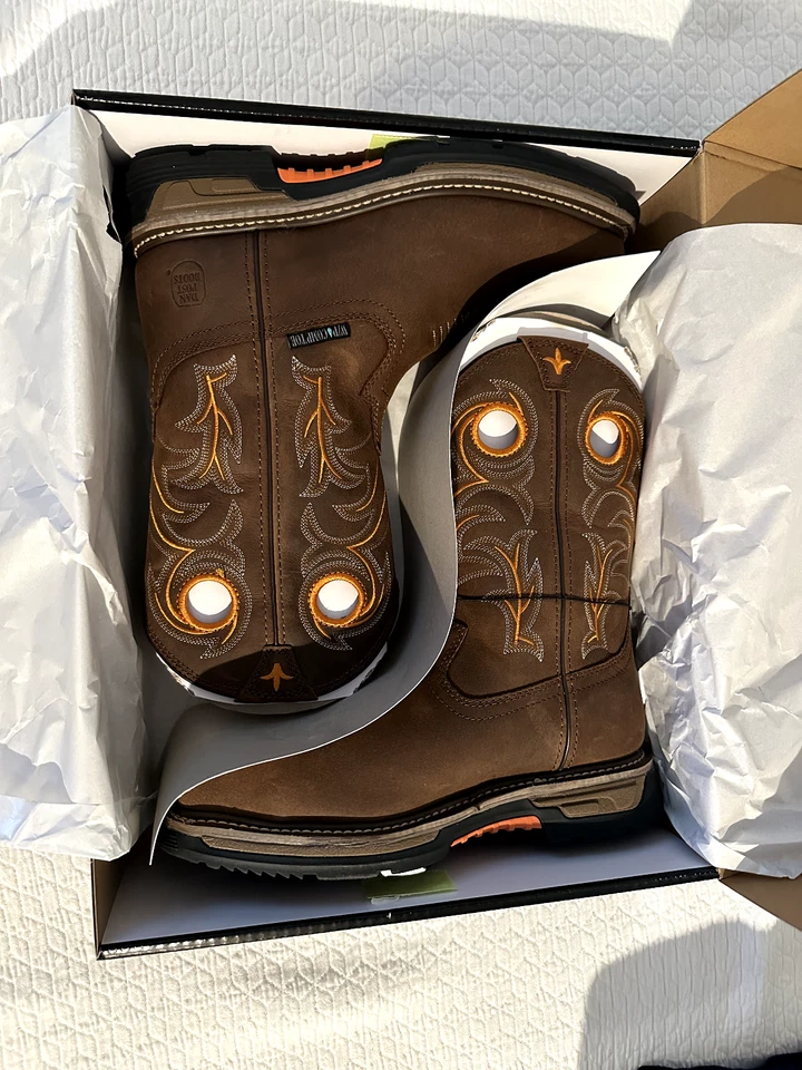 Botas de trabajo Dan Post 11” oxidadas DP59414 impermeables punta compuesta EH talla 8W Foto 4 de 4