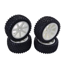 Front Rear Tyres Wheels 12mm Hex For Redcat HPI HSP Traxxas 1/10 Off Road Car