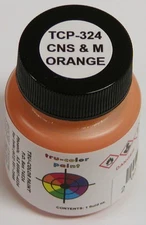 Tru-Color Paint  TCP-324 CNS&M Chicago North Shore & Milwaukee Orange 1oz Bottle