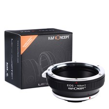 K F Concept adapter for Canon EF EF-S mount lens to Nikon 1 camera V1 J1