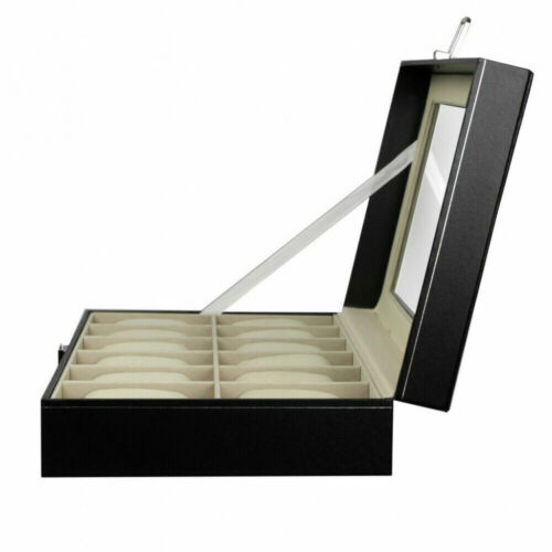 Scatola porta 12 Orologi Custodia Valigetta Bracciali Box Portagioie Espositore - Imagen 8 de 11