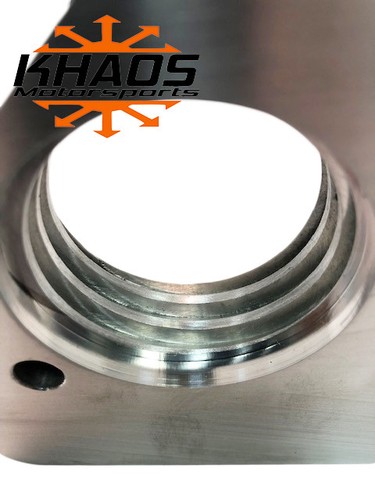 Espaciador TBI 87-95 Chevy GMC 454 74 de orificio Khaos Motorsports Helix - Imagen 5 de 8