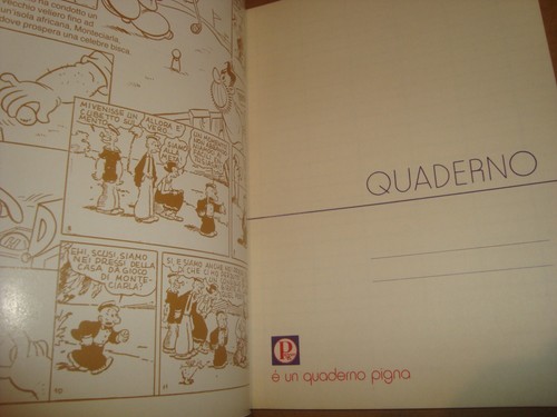 MEZZO SECOLO DI BRACCIO DI FERRO QUADERNI A5 SET 4 QUADERNI CARTIERE PIGNA 1979 - Picture 13 of 18