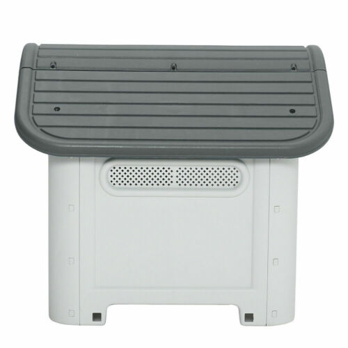 Plastic Dog Kennel Pet Cat House Weatherproof Indoor Outdoor Animal Shelter New - Picture 10 of 20