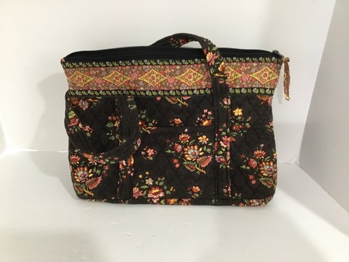 Bolso de Mano Vera Bradley Marrón Floral - Imagen 1 de 5