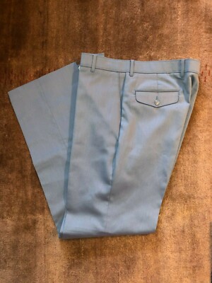Vtg 80's NEW LEVIS Action Slacks Men's 36x32 Blue Flat Front Vtg 80's NEW LEVIS Action Slacks Men's 36x32 Blue Flat Front