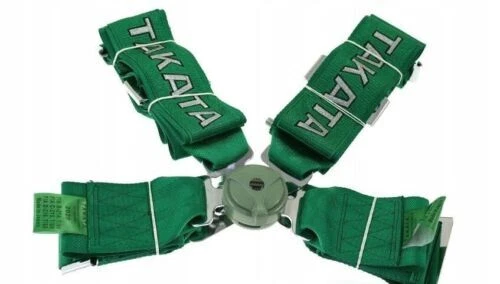 Cinturón de seguridad de seguridad y piezas verdes para coches