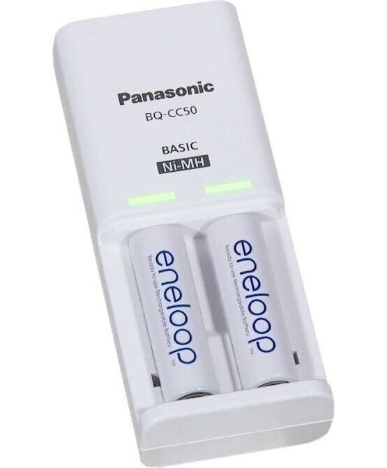 Thumbnail - Panasonic Eneloop Kompakt Ladegerät Bq-cc50 +aufladbar Aa Batteries