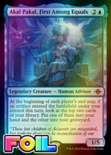 x1 Akal Pakal, First Among Equals LCI MTG 44 FOIL RARE M/NM 1x