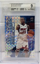 Kendrick Nunn 2019 Panini Mosaic Silver Prizm RC Blue Chips Beckett BGS 9 Mint