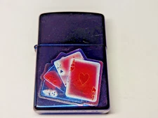 2003 ZIPPO 4 ACES LIGHTER WAS $30