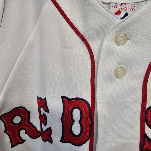Vintage Majestic MLB Boston Red Sox Nomar Garciaparra 5 Jersey Mens L - Picture 3 of 10