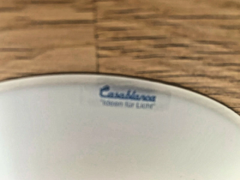 Lampshade Glass Shade Pendant Light G4 or G9 D15cm White Socket Approx 22mm - Image 3 of 4