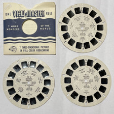 3 View-Master Reels 1955 Natural Bridge of Virginia 79-A 79-B  79-C