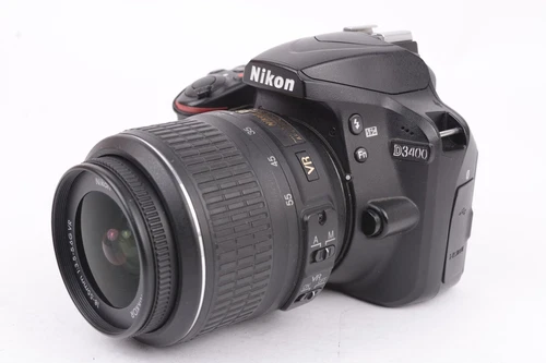 Nikon D3400 24.2MP Digital SLR Camera w/ 18-55 Lens Shutter Count 17k #T-09697