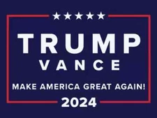 TRUMP VANCE 2024, Make America Great Again, Toolbox/Man Cave/Refrigerator Magnet