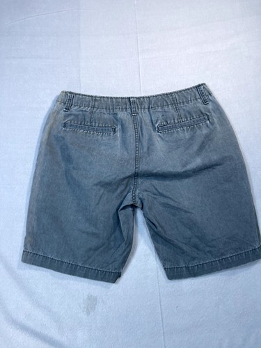 Aeropostale Shorts 30 Mens Flat Front Chino Green Outdoors 9 Inch Inseam - Picture 11 of 14