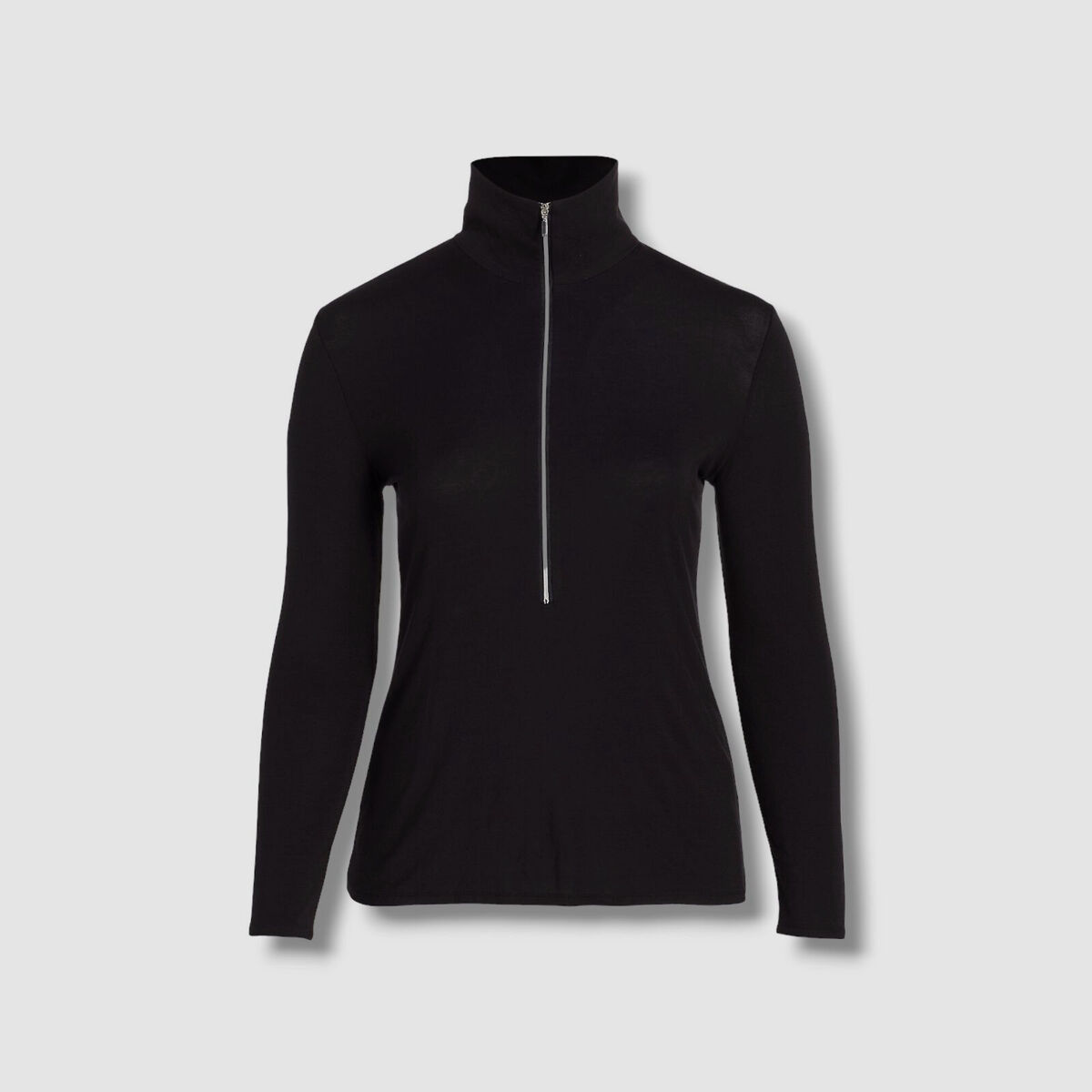 $148 CAPSULE 121 Women Black Zeta Long Sleeves Half-Zip Top Sweater Plus Size 1X $148 CAPSULE 121 Women Black Zeta Long Sleeves Half-Zip Top Sweater Plus Size 1X