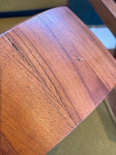 1950s Jens Quistgaard Dansk Mid-Century Modern Ellipse Teak Wood Salad Bowl 833 - Picture 3 of 13