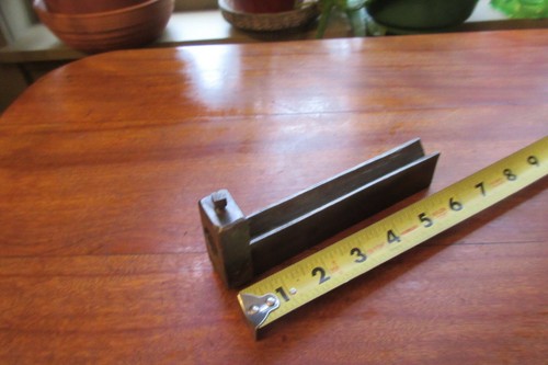 vintage Lathe Cutter tool holder w V and Square nut - antique Metal Milling etc - Picture 3 of 8