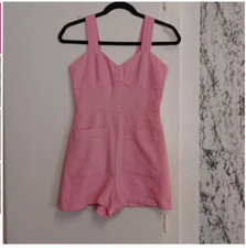 Zara Romper PINK Sleeveless with pockets 