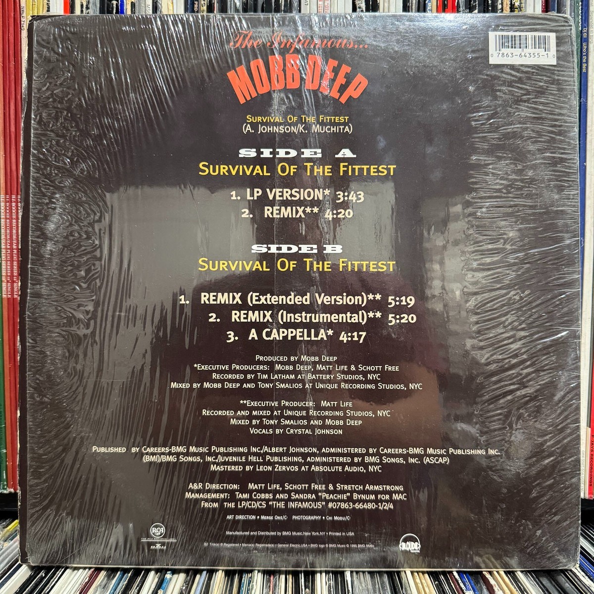 MOBB DEEP - SURVIVAL OF THE FITTEST (+REMIX) (12