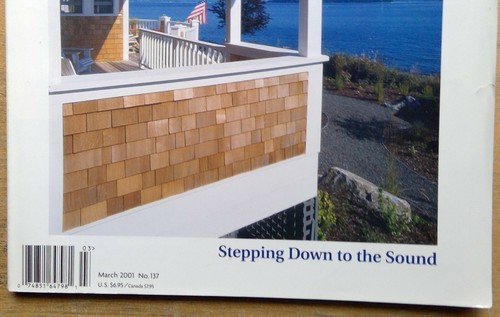 Taunton's Fine Homebuilding magazine Feb./Mar. 2001 Stepping Down to the Sound - Picture 3 of 12