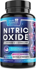 Nitric Oxide Booster w/ L-Arginine 2010mg Highest Potency Muscle Pump Supplement