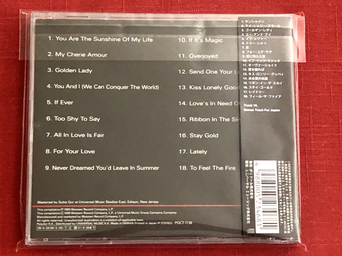 Ballad Collection (+1 Bonus Track) [IMPORT] by Stevie Wonder (Dec