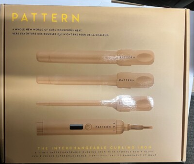 NEW Pattern Beauty Interchangeable Curling Iron Hair Set BY Tracee