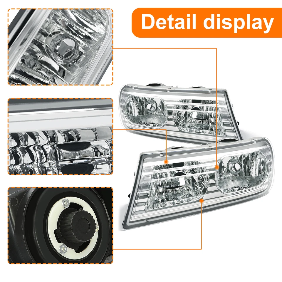 Par de conjuntos de lâmpadas de farol de neblina para direção de para-choque para 2007 2008 2009 Acura MDX - Imagem 2 de 4
