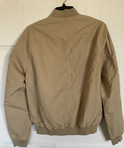 MICHAEL KORS WINDBREAKER JACKET LINED MESH MENS SIZE S SMALL TAN NWOT - Picture 2 of 3