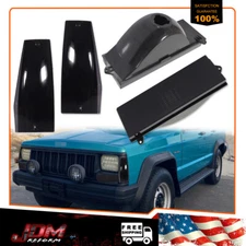 Smoke Lens Corner+Turn Signal Light Set 4PCS For 84-96 Jeep Cherokee XJ/Comanche