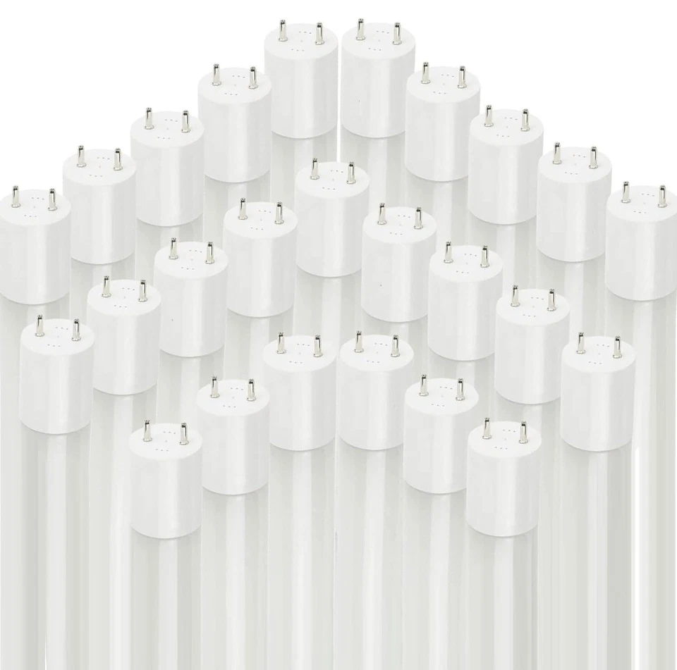 DIODESY 25Pack 4Ft LED Ballast Bypass Tube Light Bulb, 4000K, 14W, T8, Frosted, 1800LM