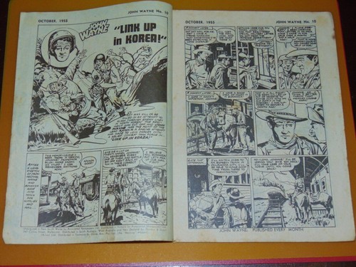 John Wayne Adventures #10. Very Good - 3.5. 1955 Australian Comic The Red Circle - Picture 3 of 5