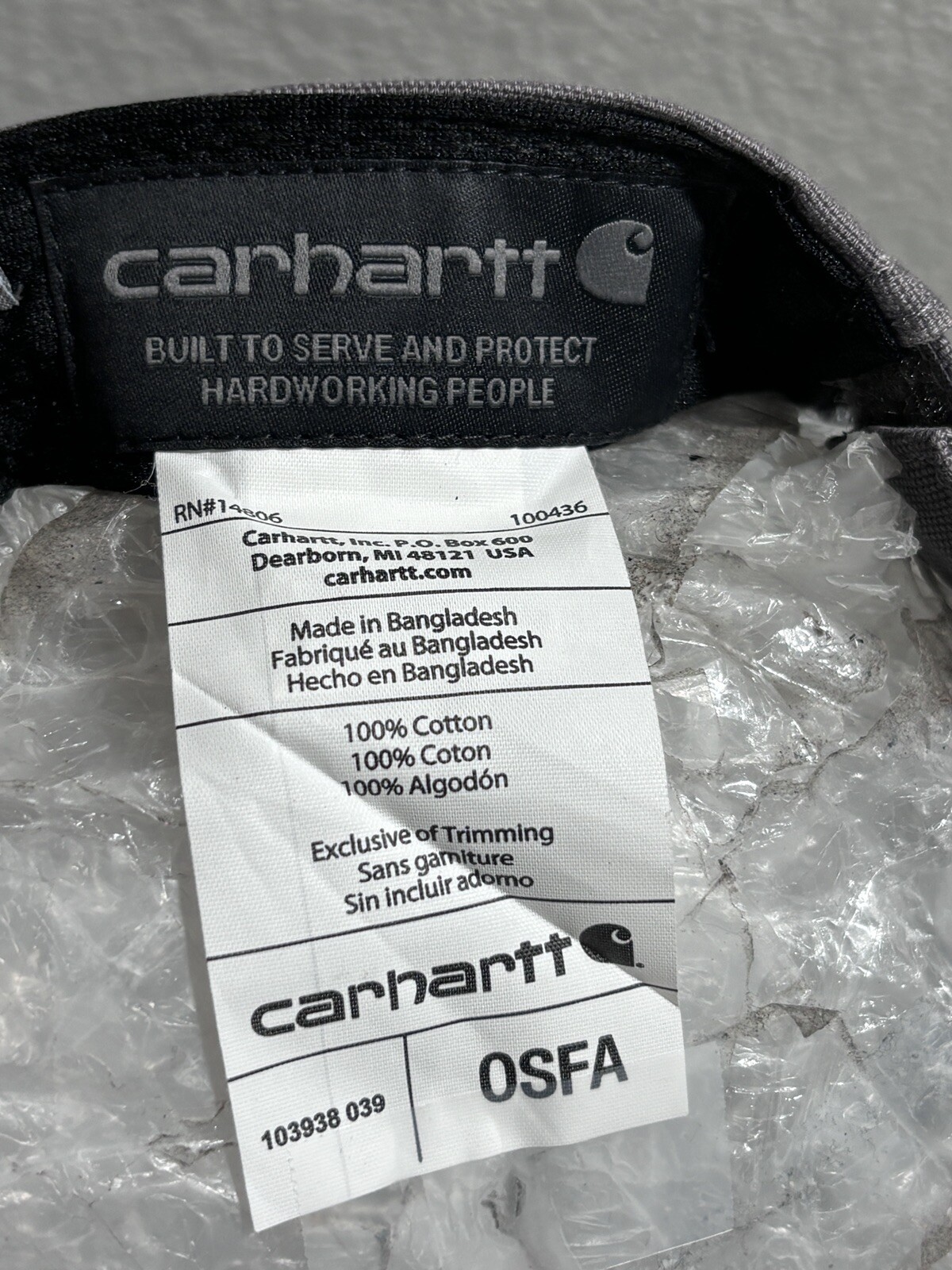 yipitDATA GRAY BALLCAP PREOWNED IN VERY GOOD COND… - image 8