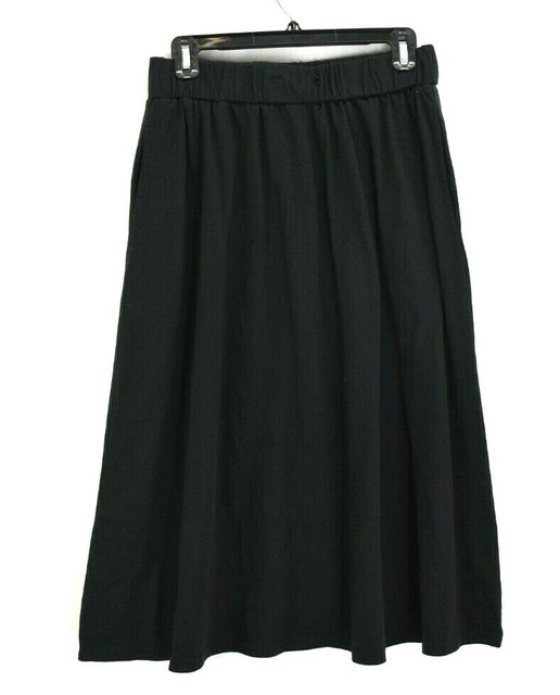 Anthony Richards Womens Large Cotton Blend Midi Length Elastic Waist
