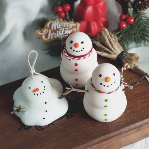 Schneemann Handarbeit Silikonform - eine dreistufige Schneemannform - Bild 4 von 6