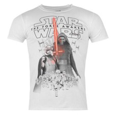 Image of Star Wars - Force Awakens Dark Side T-Shirt BNWT - Captain Phasma & Kylo Ren NEW