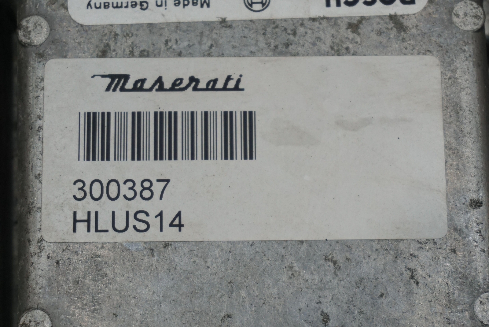 Engine Computer Control Module Unit ECU 300387 Maserati Granturismo M145 2009-19