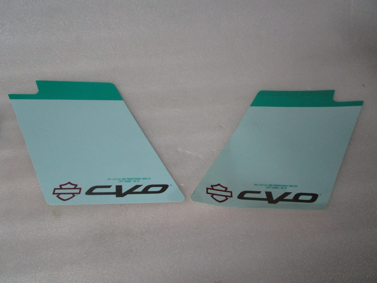 Genuine Harley Davidson Touring CVO Saddlebag Waterslide Decals PAIR