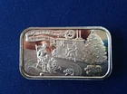 1974 EJ Aleo & Co Night Before Chriatmas Ser#0374 EJA-15 Silver Art Bar P1889