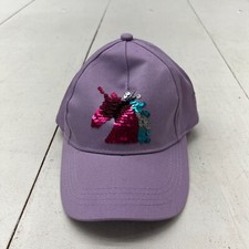 Mountain Warehouse Purple Unicorn Sequin Baseball Cap Kids One Size NEW
