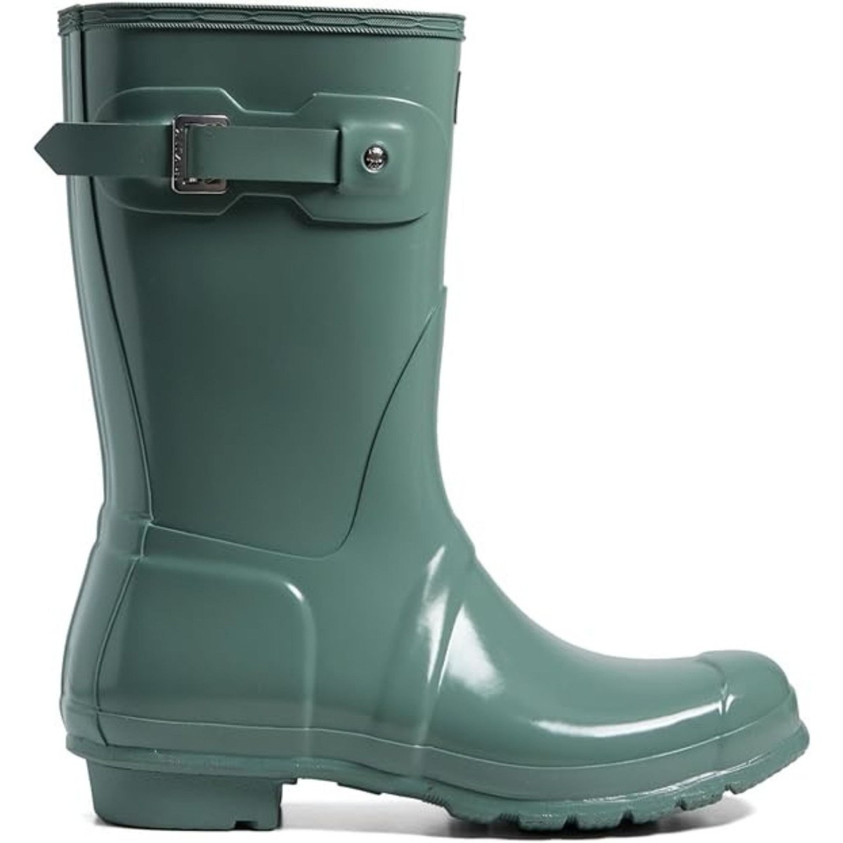 レインブーツ HUNTER WOMEN Original Gloss Tall Rain Boots Gale Green WFT10 Hunter Original Short Gloss Women's Rain Boots, Sweet Gale