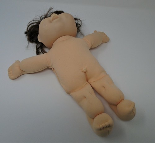 Cabbage Patch Doll 13" 1998 Mattel Talking Xavier Roberts Pink Shirt - Picture 6 of 7